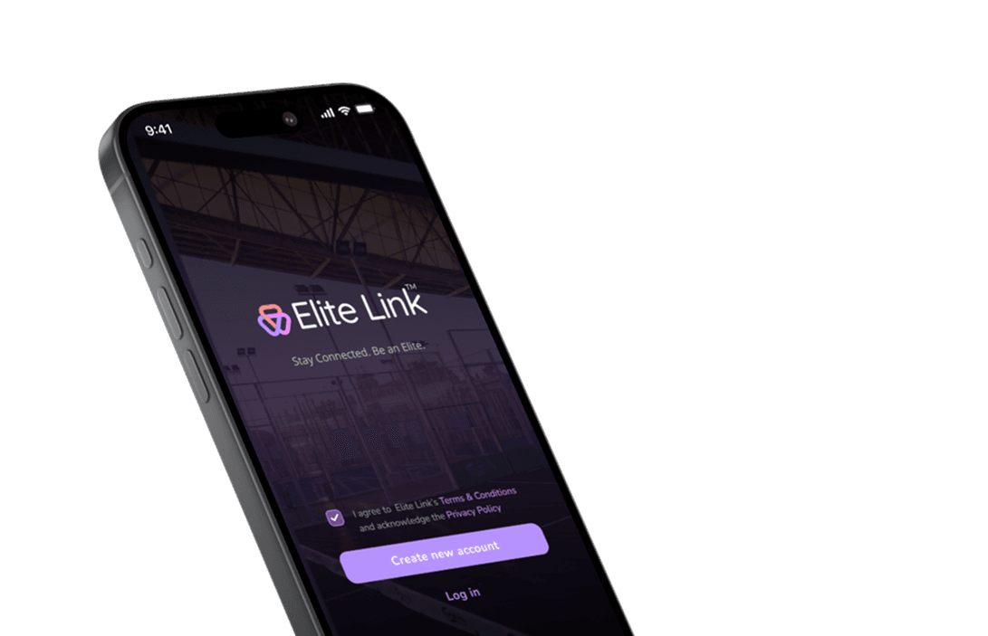 Elite Link app on iPhone